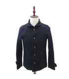 コート ラウンドカラー ミドル丈 2 紺 ネイビー /HO12 ■GY58