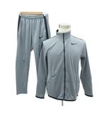 ナイキ NIKE スポーツウエア セットアップ 上下 ジャージ ジャケット スタンドカラー ミドル丈 テーパードパンツ イージー アンクル丈 L グレー /HO3 ■GY58