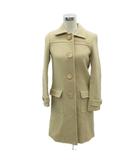 シップス SHIPS ステンカラーコート ロング丈 ウール アンゴラ混 M ベージュ /HO9 ■GY58