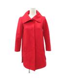 アンテイラー ANNTAYLOR ステンカラーコート 小さいサイズ XXSP 赤 レッド ロング丈 /YS50 ■GY58