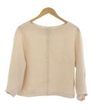 イエナ IENA カットソー F ピンクベージュ 無地 ボートネック 長袖 /DU ■GY58