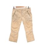 トミー TOMMY トミー ジーンズ TOMMY JEANS ペインターパンツ 3 ベージュ ジッパーポケット 切り替えデザイン クロップド丈 /NU ■GY60