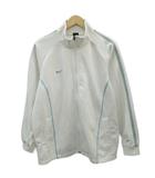 ナイキ NIKE スポーツウェア ジャージ ブルゾンジャケット XL 白 ホワイト スタンドカラー ジップアップ ミドル丈 /YS60 ■GY58