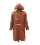 グリーンレーベルリラクシング ユナイテッドアローズ green label relaxing ダッフルコート ロング丈 S 茶 ブラウン フード付き トグルボタン /SM22 ■GY58