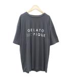 ジェラートピケオム GELATO PIQUE HOMME ルームウェア カットソー 半袖 F グレー ロゴ /SM16 ■GY58