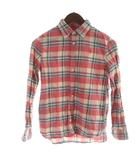 ポロ ラルフローレン POLO RALPH LAUREN シャツ ピンク 青 ブルー チェック柄 レギュラーカラー 長袖 10 140cm /KW ■GY58