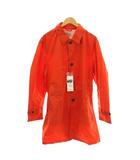 ドゥクラッセ DoCLASSE ステンカラーコート XXL オレンジ 無地 長袖 /LP ■GY58