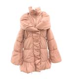 セシルマクビー CECIL McBEE ダウンジャケット コート  M ピンク ギャザー /RG ■GY58