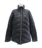 ダウンジャケット 黒 ブラック 長袖 スタンドカラー キルティング /ML ■GY58