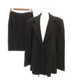 スカートスーツ セットアップ テーラードジャケット 9 11 茶 ブラウン /UO ■GY58