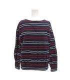 イエナ IENA カットソー 紺 ネイビー 赤 レッド 白 ホワイト ボーダー柄 長袖 ボートネック /TZ ■GY60