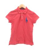 ポロ バイ ラルフローレン Polo by Ralph Lauren ポロシャツ L ピンク 半袖 ロゴ刺繍 ポロカラー /SJ ■GY60