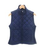 ポロゴルフ ラルフローレン POLO GOLF RALPH LAUREN 美品 中綿ベスト M 紺 ネイビー キルティング リブ ロゴ 刺繍 /SJ ■GY60