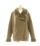 オリーブデオリーブ OLIVE des OLIVE ジャケット アウター ムートン F ブラウン /CX ■GY58