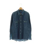 ミスタージュンコ Mr.JUNKO デニムシャツ 長袖 L インディゴブルー /DO ■GY58