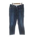 サムシング something ネオジーンサマーテーパードスキニーデニムパンツ 27 青 ブルー クロップド丈 /AB ■GY58