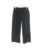 ナイキ NIKE パンツ S 黒 ブラック フレア裾 ロゴ /AN78 ■GY58