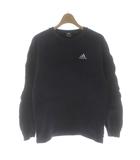 アディダス adidas トレーナー スウェット 160cm 紺 ネイビー ロゴ刺繍 長袖 男の子 /KU ■GY58