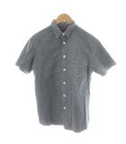 ユナイテッドアローズ UNITED ARROWS Rhythm of Life シャツ 半袖 L 紺 ネイビー /AN7 ■GY58