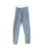 ギャップ GAP デニムパンツ ジーンズ ジーパン Gパン イージー XS 水色 ライトブルー シャーリングウエスト テーパード /AN13 ■GY58