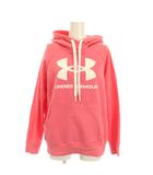 アンダーアーマー UNDER ARMOUR UAライバルフリース ロゴフーディー パーカー スウェット プルオーバー 長袖 M ピンク /YM ■GY58
