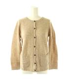 サマンサモスモス SM2 ニットカーディガン 刺繍 F ベージュ /CX ■GY58