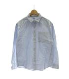 ザラ ZARA 子ども服(男の子用) シャツ 長袖 10 青 ブルー ストライプ柄 胸ポケット トップス /PP ■GY60