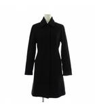 カールパークレーン KarL Park Lane コート ウール 5号 黒 ブラック ロング 無地 ステンカラー 日本製 長袖 /GR ■GY60