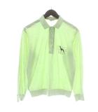 アダバット adabat ポロシャツ 長袖 ロゴ 刺繍 1 ライトグリーン /XZ ■GY60