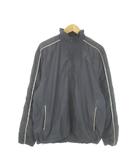 チャンピオン CHAMPION AUTHENTIC プルオーバージャケット L グレー スタンドカラー ハーフジップ ライン /AO7 ■GY58