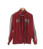 オールドネイビー OLD NAVY ジャケット ジャージ L 赤 ボルドー スタンドカラー ライン ロゴ /AO8 ■GY58
