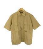ニコアンド Niko and.. シャツ 4 茶 ブラウン 半袖 フラップポケット Dリング /AO29 ■GY58
