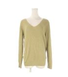 ブージュルード Bou Jeloud BASIC ニット セーター F ベージュ Vネック リブ編み 長袖 /CK53 ■GY58