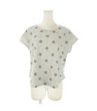 プーマ PUMA カットソー スポーツウエア S グレー ドット柄 ラウンドネック 半袖 /CK30 ■GY58