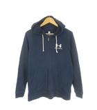 アンダーアーマー UNDER ARMOUR ジップパーカー ジャケット 上着 XL 紺 ネイビー 長袖 無地 ジップアップ /CK8 ■GY58