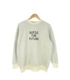 レイジブルー RAGEBLUE ニット セーター M 白 ホワイト クルーネック 長袖 インターシャ /AO28 ■GY58