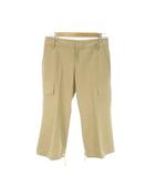 バナナリパブリック BANANA REPUBLIC MARTIN パンツ 6P ベージュ クロップド丈 カーゴポケット 裾ドローストリング /AO37 ■GY58