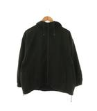 サマンサモスモス SM2 blue フードジャケット フーディー ジップアップ F ブラック /DF ■GY60