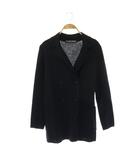 49アベニュー ジュンコシマダ 49AV. junko shimada ジャケット テーラード ニット ブラック /HK ■GY60