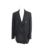 ルーニィ LOUNIE ジャケット 上着 38 紺 ネイビー 無地 ダブルブレスト 長袖 /AH25 ■GY63