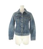 イエナ IENA ジャケット デニム Gジャン ジージャン 上着 36 青 ブルー インディゴ 襟付き 長袖 胸ポケット付き /CK21 ■GY63