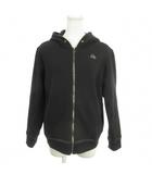 ブラック&ホワイト BLACK&WHITE SPORT ジップパーカー スウェット 長袖 ゴルフ L 黒 ブラック ラインストーン ロゴ BLF6301UA /MN16 ■GY63