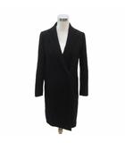 チェスターコート ロング丈 M 黒 ダブルブレスト 1625-144-4165 /SY31 ■GY60