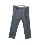 ジョルジオアルマーニ GIORGIO ARMANI ストレートパンツ 38 グレー 無地 ロング丈 /YS35 ■GY60