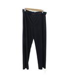 レオナール LEONARD ストレートパンツ 大きいサイズ 42 紺 ネイビー 無地 アンクル丈 /YS45 ■GY60