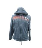 アンダーアーマー UNDER ARMOUR スポーツウェア ジャケット パーカー L グレー ジップアップ ロゴプリント 裏起毛 ミドル丈 /YS40 ■GY60