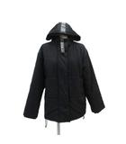 アナップ ANAP 中綿ジャケット 上着 ミドル丈 F 黒 ブラック フード付き /SM43 ■GY63