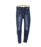  アメリカンイーグル AMERICAN EAGLE デニムパンツ ジーンズ 150 青 ブルー 無地 スキニーフィット フルレングス /GG ■GY60