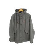 レイジブルー RAGEBLUE コート フーディー ウール ショート丈 L グレー /AH10 ■GY59