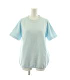 ナイキゴルフ NIKE GOLF Tシャツ カットソー 半袖 ボーダー柄 ロゴ刺繍 M 水色 /KU ■GY60